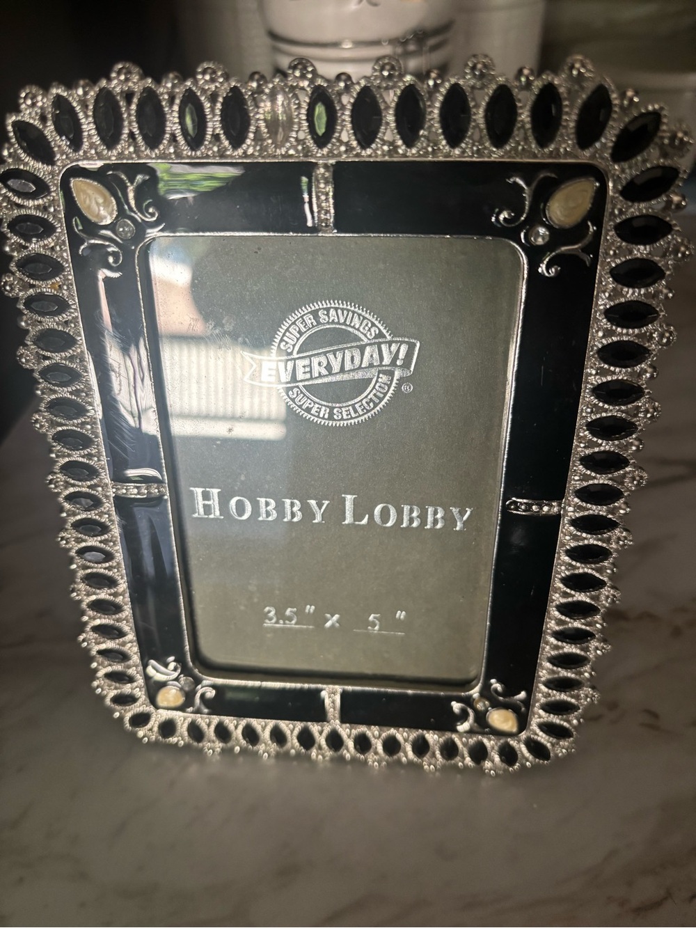 Hobby Lobby‎ Black and Silver Ornate Filigree Frame